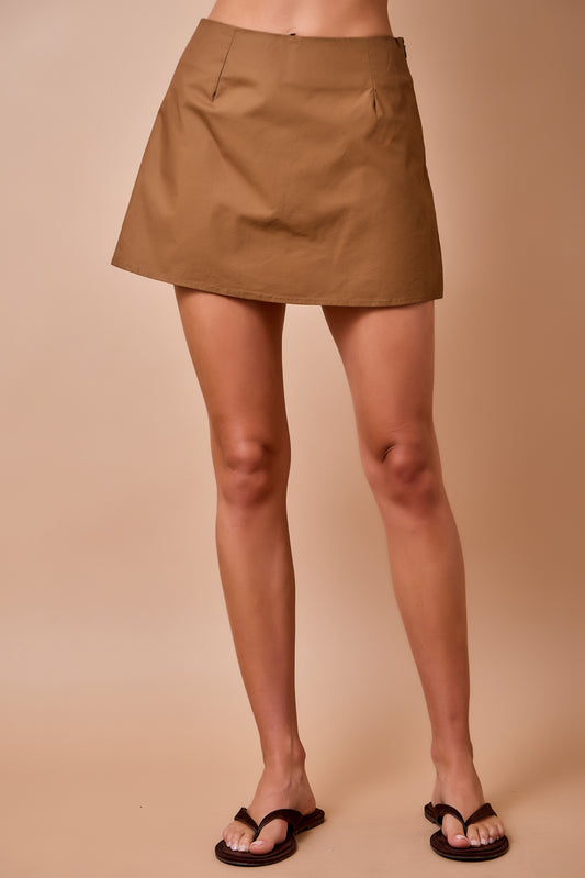 Havana A-Line Mini Skort