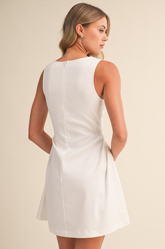 Sleeveless Woven Mini Dress