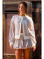 Striped Gameday Cardigan Sweater