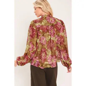 Heather Floral Blouse