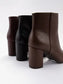 Jevon Block Heel Ankle Booties