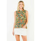 Jessica Floral Tie Back Top
