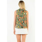 Jessica Floral Tie Back Top