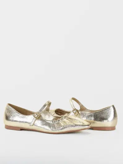 Joanna Metallic Flats