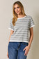 Sol Striped Contrast Layered T Shirt