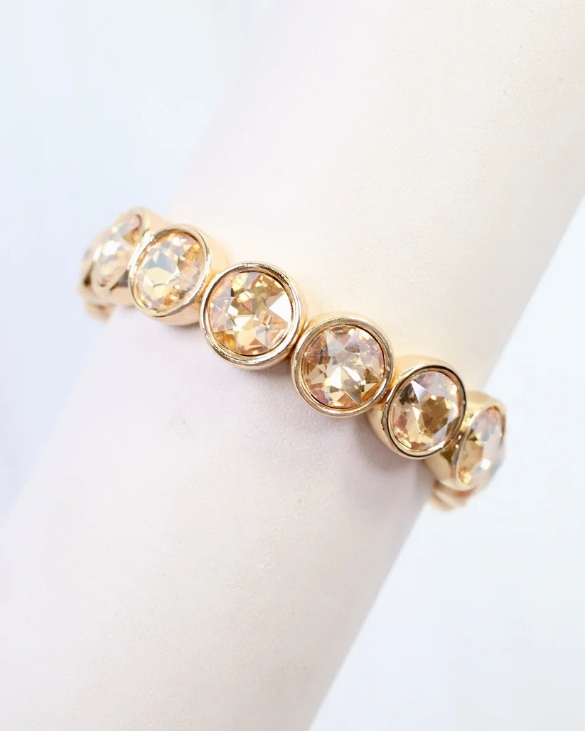 Kadis Crystal Stretch Bracelet