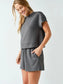 Trena Ribbed Classic Tee & Shorts Set