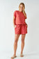 Trena Ribbed Classic Tee & Shorts Set