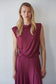 Riley Ruched Boat Neck Top