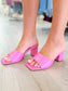 Square Toe Mule Heel