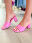 Square Toe Mule Heel
