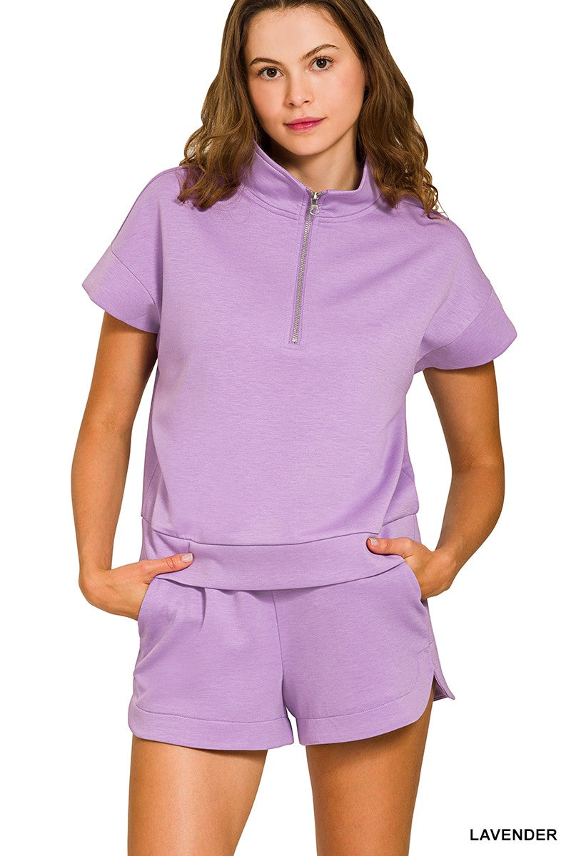 Scuba High Neck Zip Set