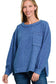 Brushed High Low Sweater