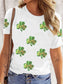 Sequin Lucky Clover Tee