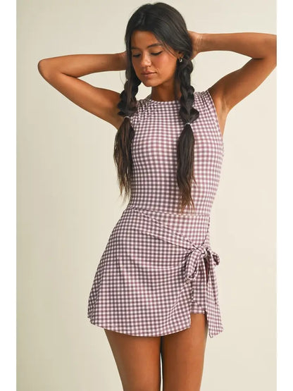 Gingham Active Dress
