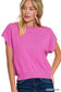 Short Sleeve Dolman Sweater