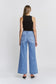 Trouser Hem Wide Leg Denim