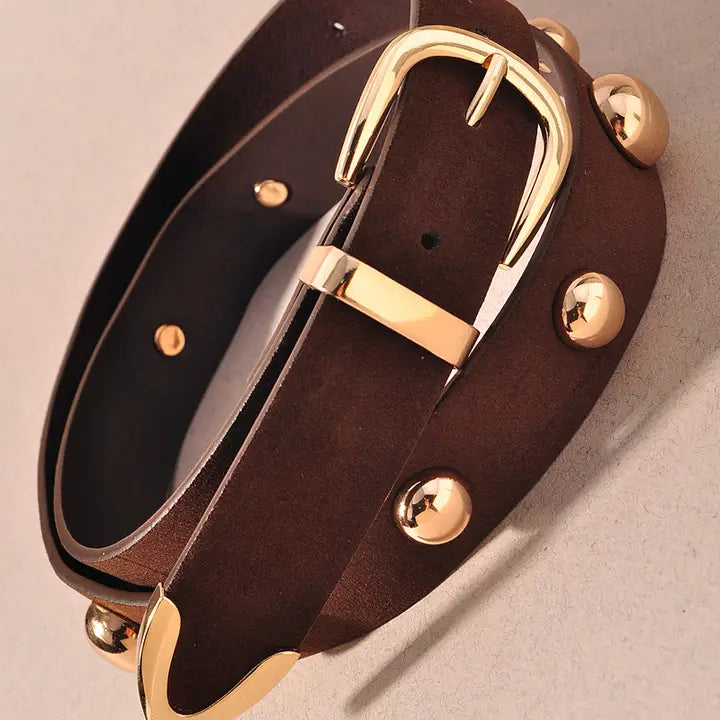 Metal Ball Stud Belt