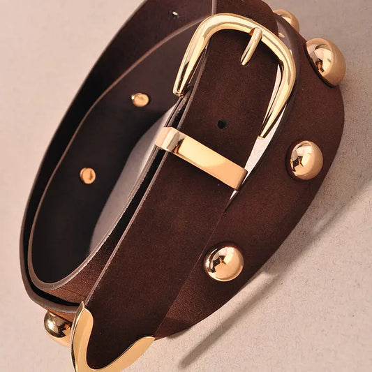 Metal Ball Stud Belt