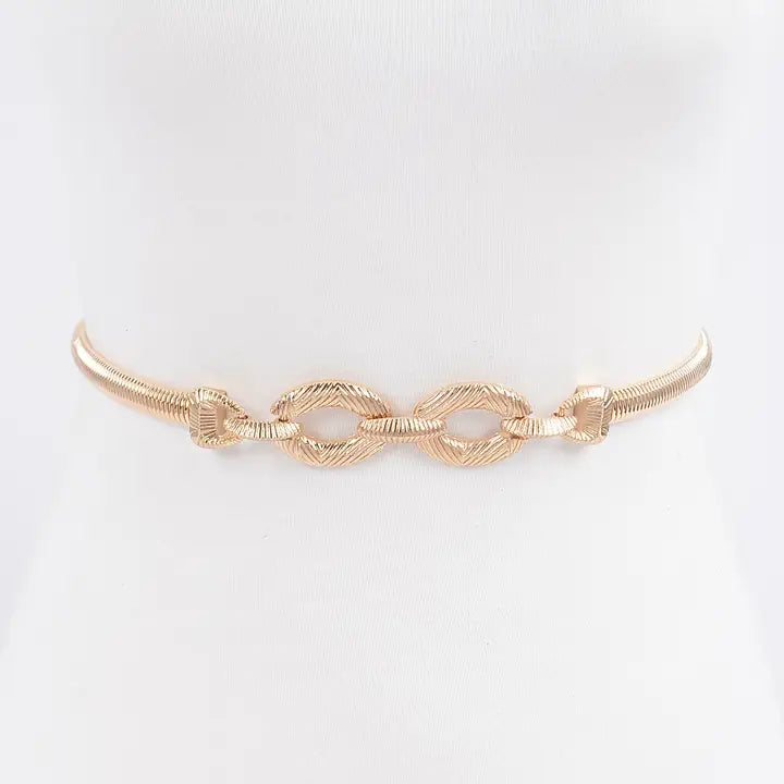 Mona Metal Stretch Belt