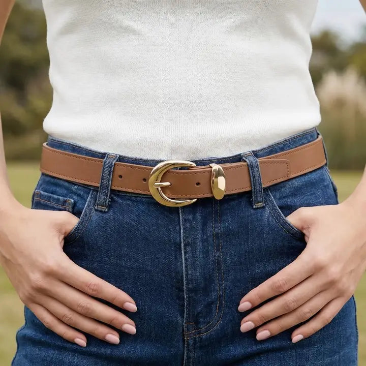 Crescent Buckle Belt
