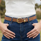 Crescent Buckle Belt