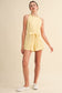 Saylor Sleeveless Romper With Cutout Details