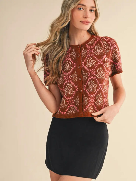 Reece Floral Cardigan