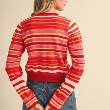 Dani Striped Cardigan