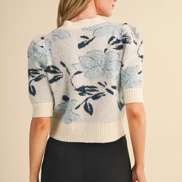 Kira Floral Cardigan Top