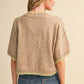 Luna Contrast Stitch Sweater