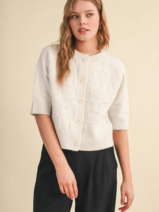 Basket Weave Cardigan