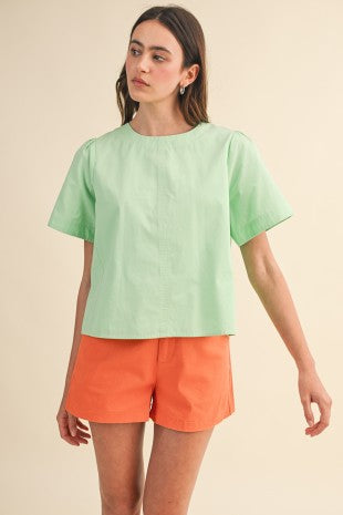 Skye Seam Detail Boxy Top