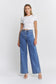 High Rise Wide Leg Tummy Tuck Jeans
