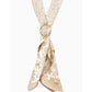 Gold Ring Scarf Necklace
