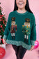 holiday sweater, christmas sweater, nutcracker sweater, long sleeve holiday sweater
