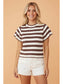 Daily Ribbed Cable Knit Top