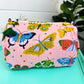 Quilted Butterfly Cosmetic Bag