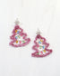 Tinsel Tree Earring