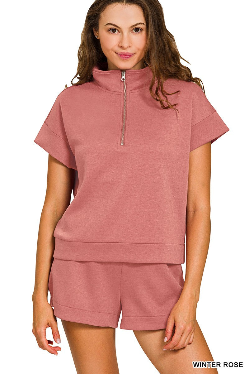 Scuba High Neck Zip Set