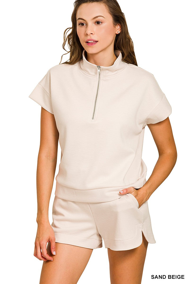 Scuba High Neck Zip Set