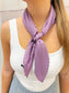 purple scarf, silk scarf, satin scarf