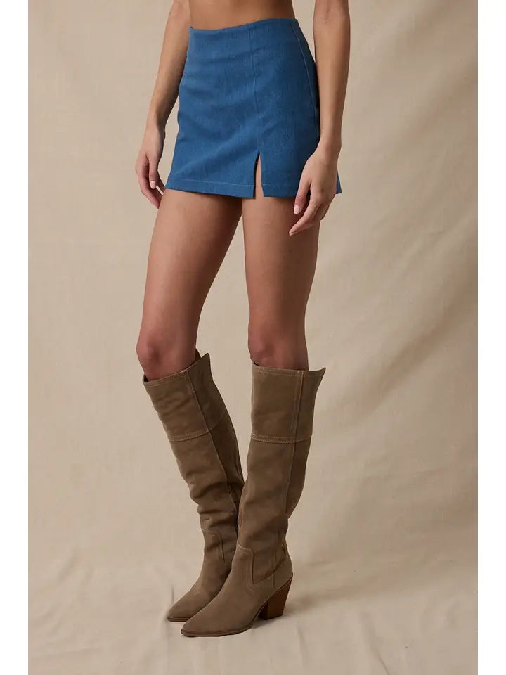 Addie Side Slit Skirt