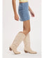 Dalia Denim Mini Skort