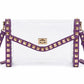 Sloane Stud Crossbody Clear Bag