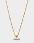 Sol Pearl T-Bar Necklace