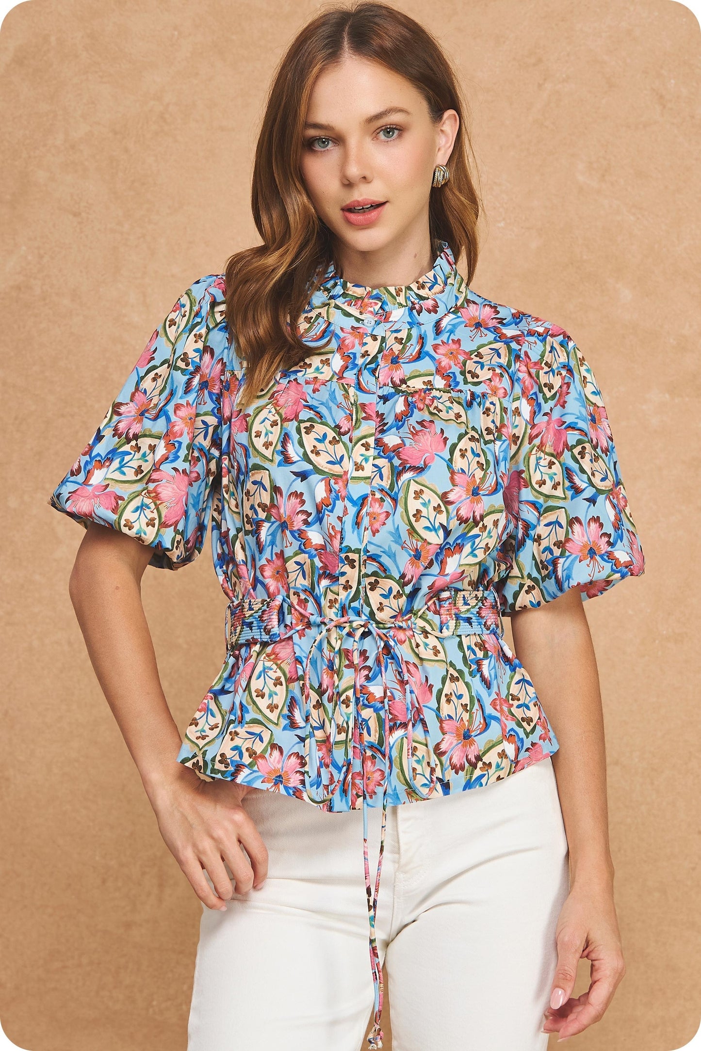 Bliss Smocked Top