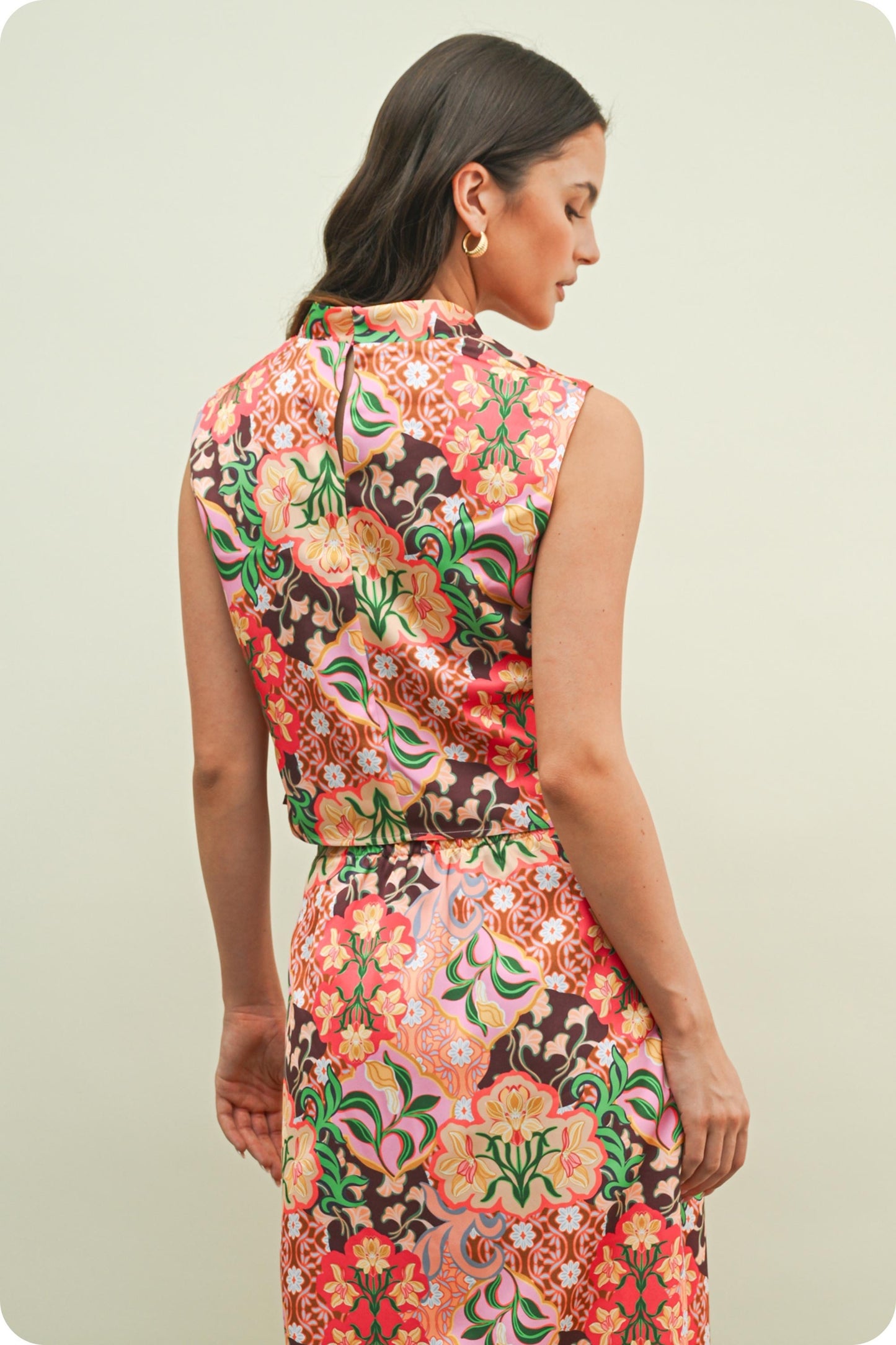 Garden Party Draped Top