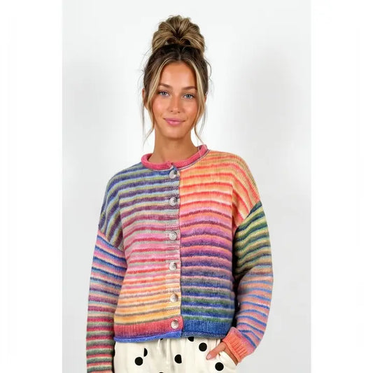 Megan Multi-Color Cardigan