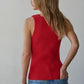Lida Ribbed Sleeveless Sweater